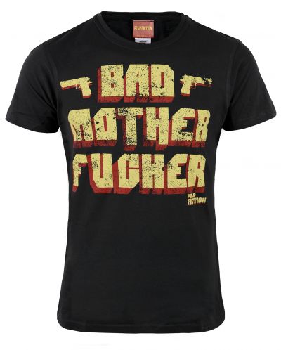 Тениска Pulp Fiction Bad Mother Fucker, черна, размер XXL