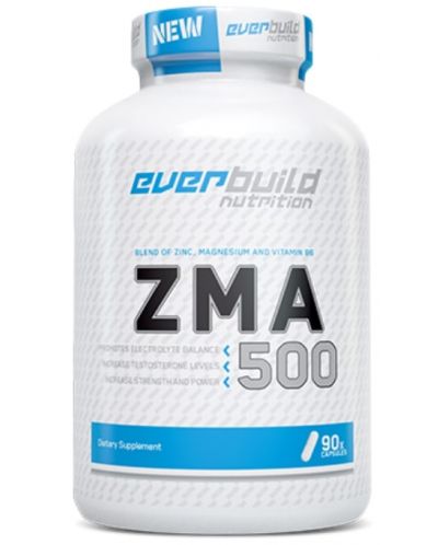 Pure ZMA 500, 90 капсули, Everbuild - 1