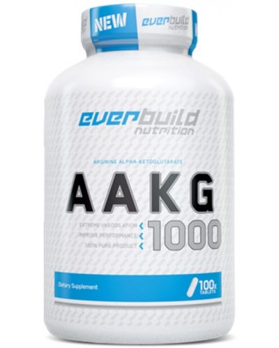 Pure AAKG 1000, 1000 mg, 100 таблетки, Everbuild - 1