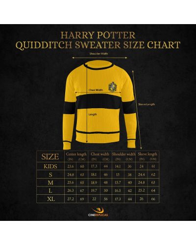 Пуловер CineReplicas Movies: Harry Potter - Hufflepuff Quidditch - 6