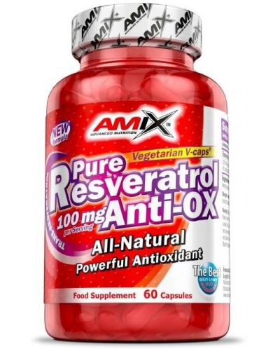Pure Resveratrol, 60 капсули, Amix - 1