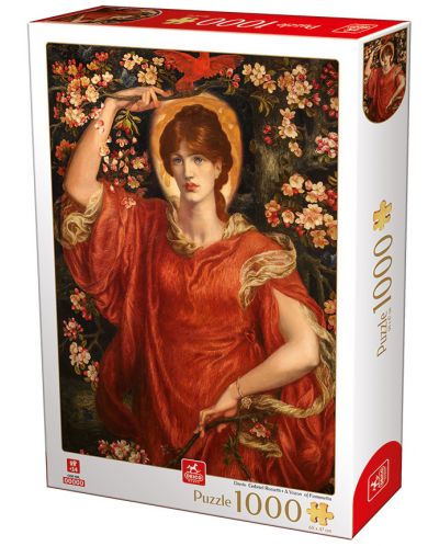 Пъзел Deico Games от 1000 части - Визията на Фиамета, Данте Габриел Росети