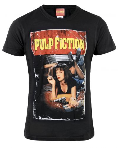 Тениска Pulp Fiction Smoking Stance, черна, размер XXL