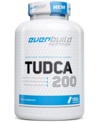 Pure Tudca 200, 200 mg, 100 капсули, Everbuild - 1