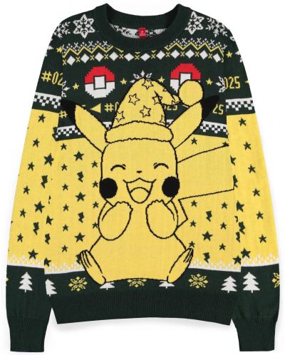 Пуловер Difuzed Games: Pokemon - Christmas Jumper Pikachu - 1