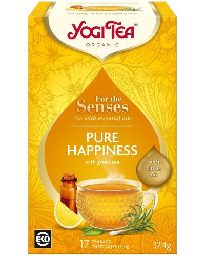 Pure Happiness Билков чай, 17 пакетчета, Yogi Tea - 1