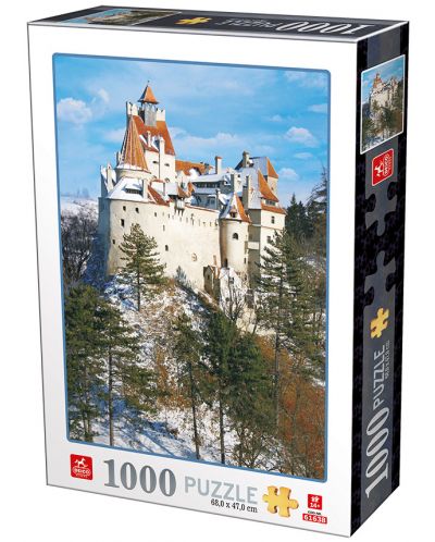 Пъзел Deico Games от 1000 части - Замъкът Бран, Румъния - 1