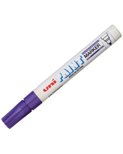 Перманентен маркер Uniball на маслена осново – Виолетов - 1