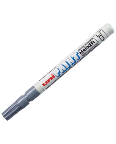 Перманентен маркер Uniball на маслена осново – Сив - 1