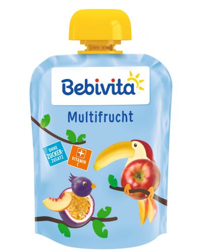 Пюре от мултиплод Bebivita - 90 g - 1