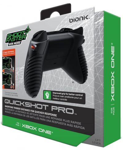 Аксесоар Bionik - Quickshot Pro, черен (Xbox One) - 3