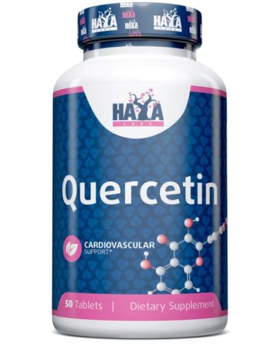 Quercetin, 500 mg, 50 таблетки, Haya Labs - 1