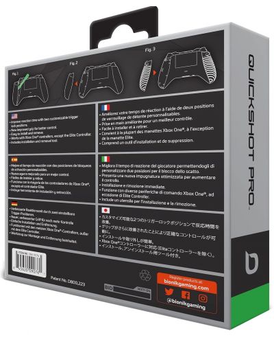 Аксесоар Bionik - Quickshot Pro, черен (Xbox One) - 4