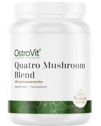 Quatro Mushroom Blend Powder, 50 g, OstroVit - 1