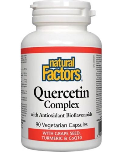 Quercetin Complex, 90 капсули, Natural Factors - 1