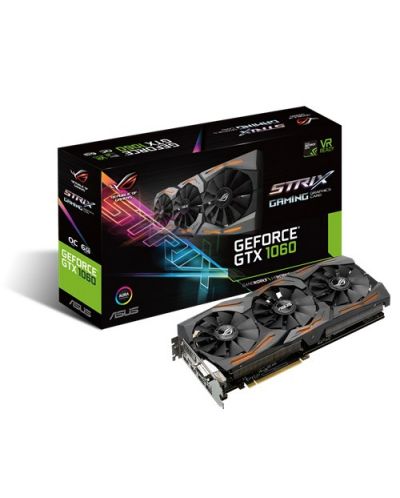 Видеокарта Asus ROG Strix GeForce GTX 1060 Gaming Edition (6GB GDDR5) - 1