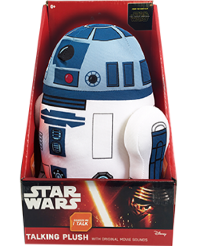 Star Wars Еп. VII- Говореща плюшена играчка R2-D2, 24 cm - 1