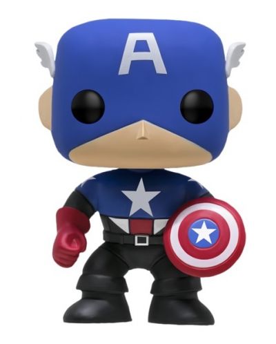 Фигура Funko Pop! Marvel: Captain America Black &amp; Blue, #06