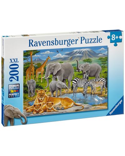 Пъзел Ravensburger от 200 XXL части - Животни в Африка