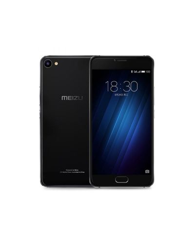 Meizu U20 (Black) 16GB/5.5" FHD/Helio P10 Octa-core/2GB/16GB/Finger Print mTouch 2.1/Cam. Front 5.0 MP/Main 13.0 MP Auto+Double Flash/Li-Ion 3260 mAh/Dual SIM (Nano-SIM)/4G/Android 6.0 Marshmallow, Anodized Metal frame, 158 gr. - 1