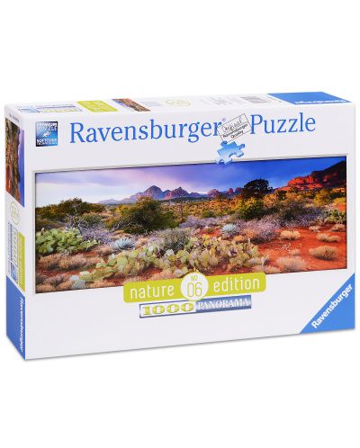 Панорамен пъзел Ravensburger от 1000 части - Магическа пустиня