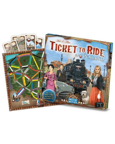 Разширение за настолна игра Ticket to Ride - Poland - 2