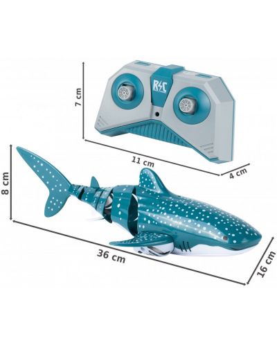 Радиоуправляема играчка MalPlay - Китова акула - 5