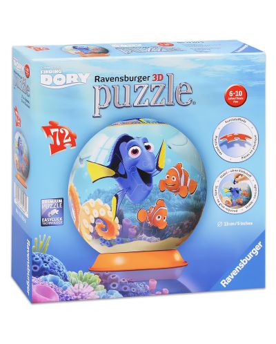 3D Пъзел Ravensburger от 72 части - Търсенето на Дори