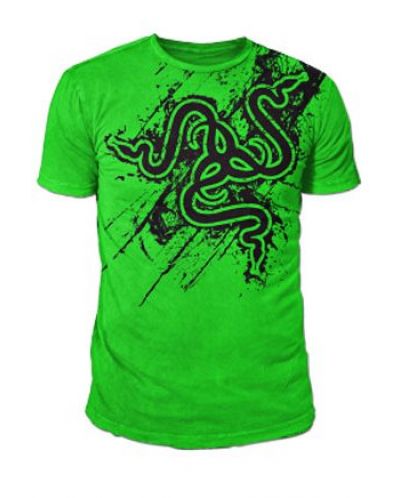 Тениска Razer Green Plague, зелена, размер XL - 1