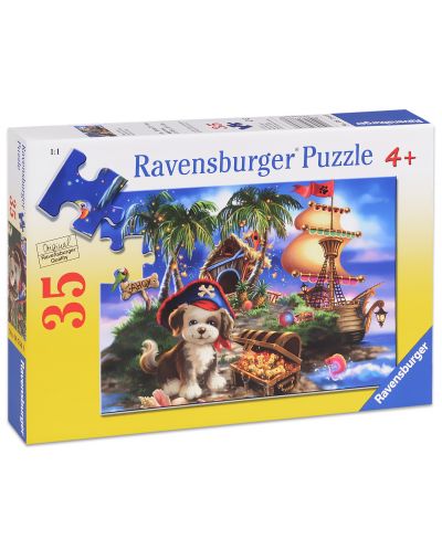 Пъзел Ravensburger от 35 части - Куче пират - 1