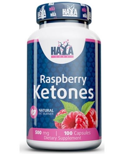 Raspberry Ketones, 500 mg, 100 капсули, Haya Labs - 1