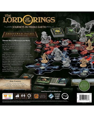 Разширение за настолна игра The Lord of the Rings: Journeys in Middle-Earth - Shadowed Paths - 2