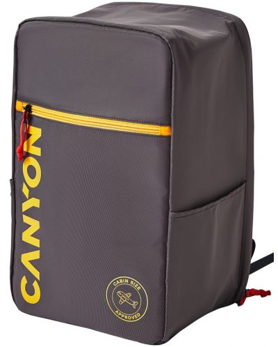 Раница за лаптоп Canyon - CSZ-02 Cabin Size, 15.6", 20l, сива - 3