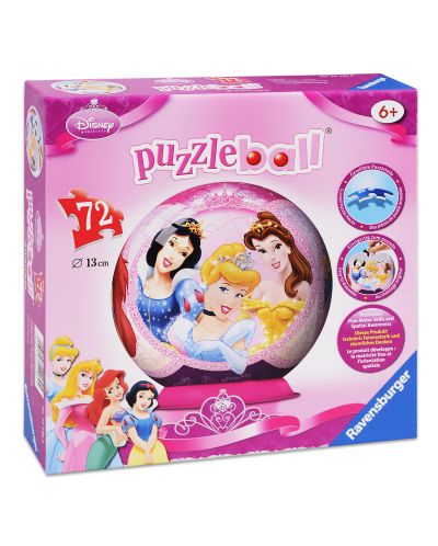 3D Пъзел Ravensburger от 72 части - Дисни принцеси