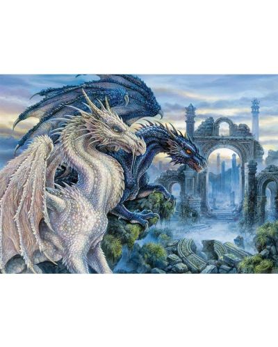 Пъзел Ravensburger от 1000 части - Мистични дракони - 2