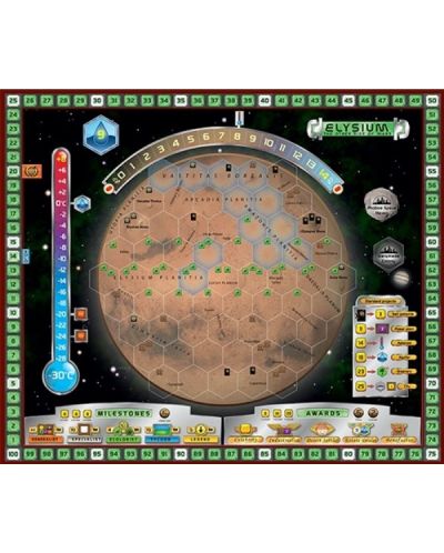 Разширение за настолна игра Terraforming Mars: Hellas & Elysium - 2