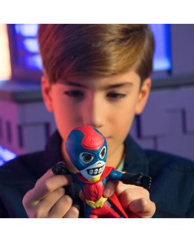 Разтеглива играчка Eolo Toys - Super Masked, Pepper Man, със звуци - 5