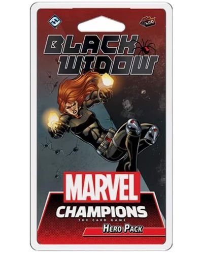 Разширение за настолна игра Marvel Champions - Black Widow Hero Pack - 1