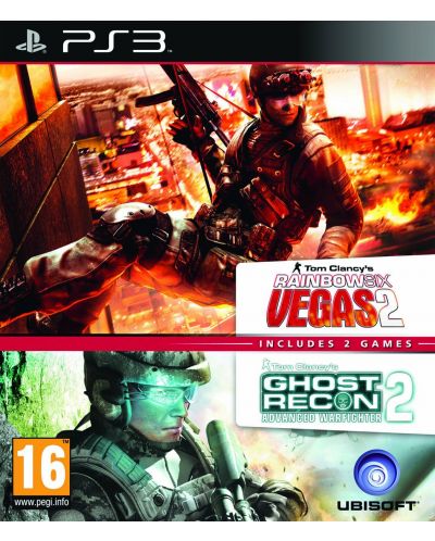 Rainbow Six Vegas 2 & Ghost Recon Advanced Warfighter 2 (PS3) - 1