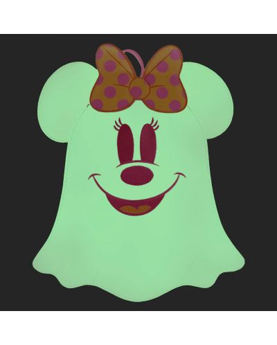 Раница Loungefly Disney: Mickey Mouse - Ghost Minnie (Glows in the Dark) - 5