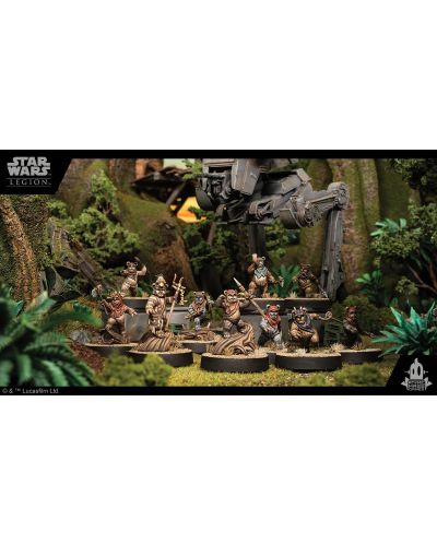 Разширение за настолна игра Star Wars: Legion - Logray & Wicket Commander Expansion - 5