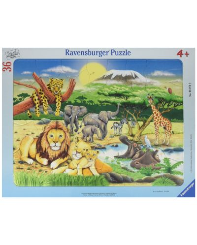 Пъзел Ravensburger от 36 части - Животни в Африка - 2