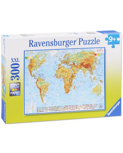 Пъзел Ravensburger от 300 части - Политическа карта на света - 1