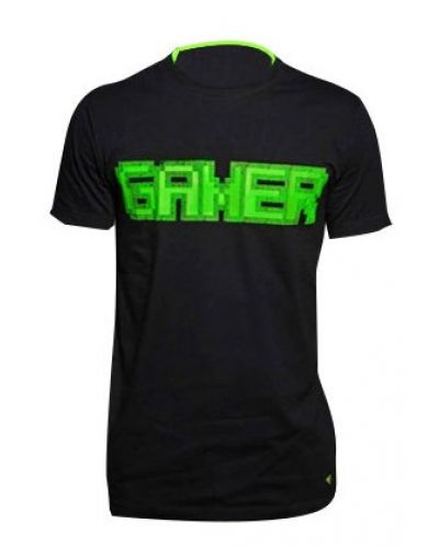 Тениска Razer Gamer Bit, черна, размер XXL - 1
