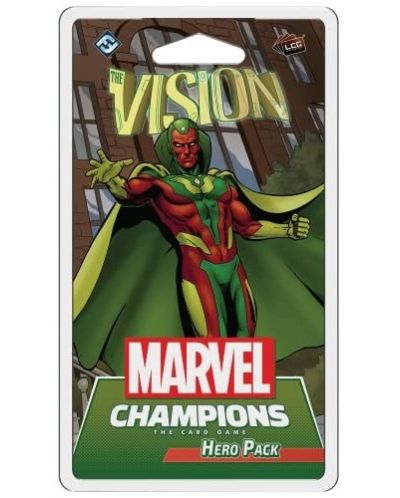 Разширение за настолна игра Marvel Champions - Vision Hero Pack - 1