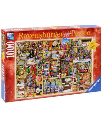 Пъзел Ravensburger от 1000 части - Коледен шкаф - 1