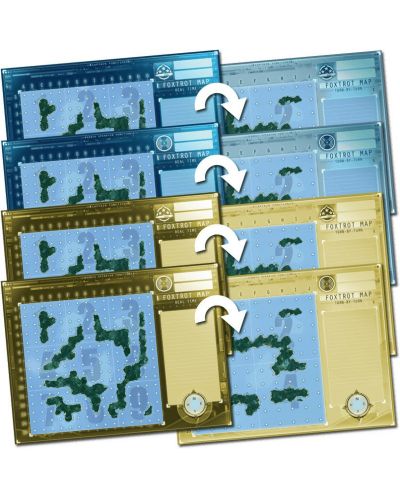 Разширение за настолна игра Captain Sonar: Foxtrot Map - 1