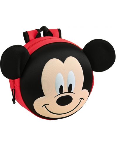 Раница за детска градина Safta - Mickey Mouse, с 3D ефект - 1