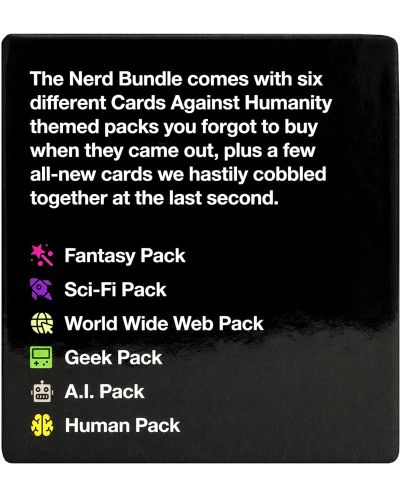 Разширение за настолна игра Cards Against Humanity - Nerd Bundle - 3