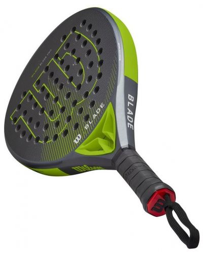 Ракета за падел Wilson - Blade Pro V2, сива/зелена - 3